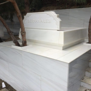Beyaz Mermer Mezar Yapımı 078